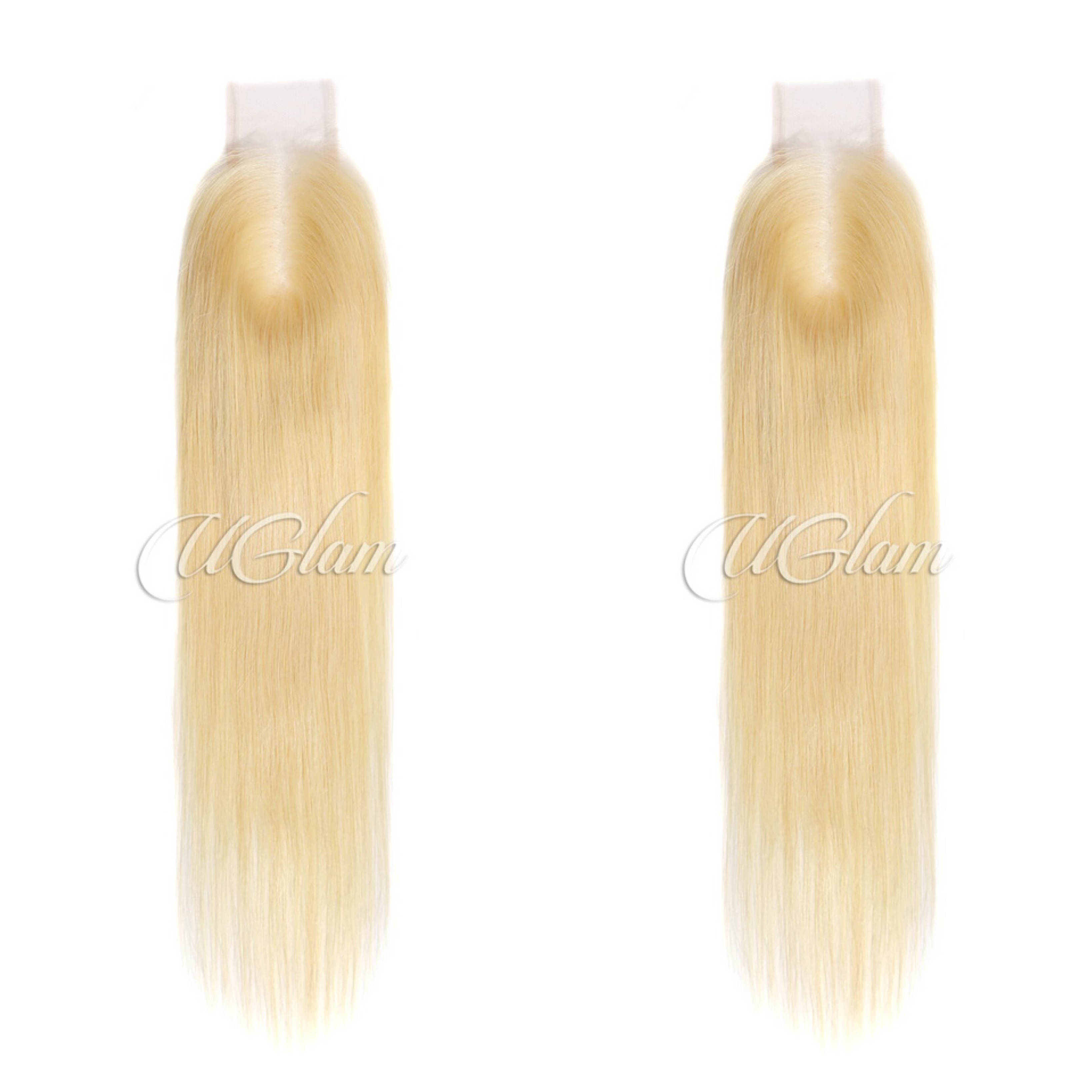 Uglam 613 Blonde 2X6 HD Closure Straight